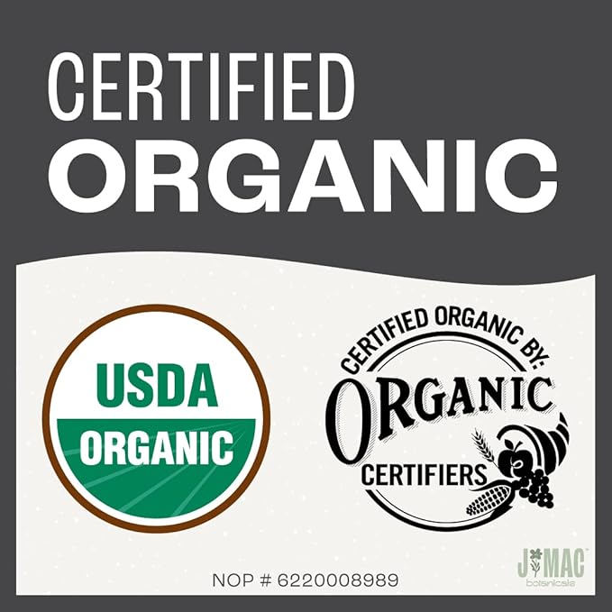J Mac Botanicals, Organic Dried Elderberry (16 oz.)