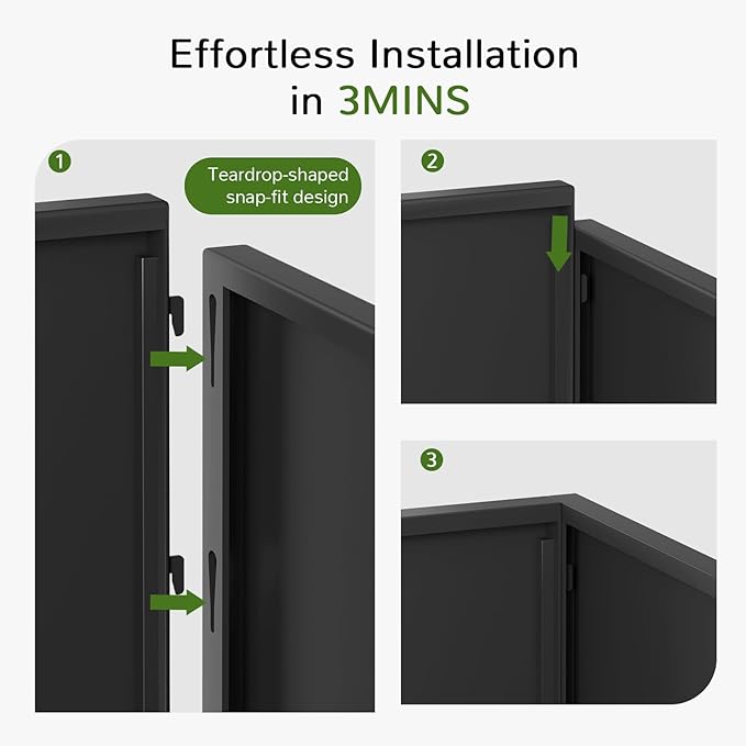 Stoog 30" Tall Planters for Outdoor Plants, All-Weather Metal Planter Boxes Set of 4, with Removable Insert Shelf, Modern Design, Indoor/Outdoor Use, Black