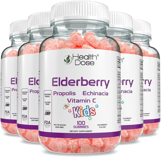 Elderberry Sambucus Gummy Vitamins Kids 100 5