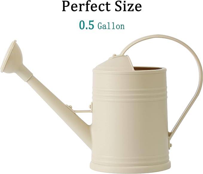 Watering Can for Indoor Plants, Flower Watering Can, Plastic Water Can for Plants, Indoor Watering Can with Sprinkler Head 68 oz, 1/2 Gallons