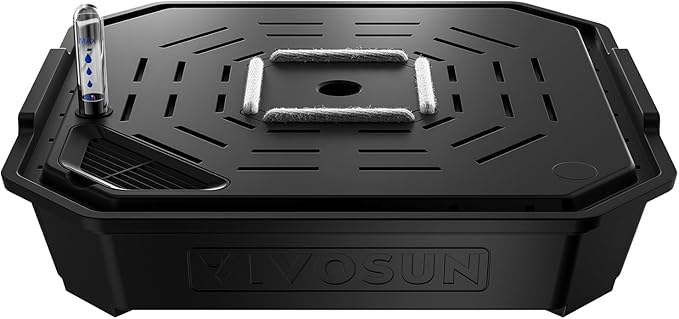 VIVOSUN 4-Pack FlexFeed Self-Watering Irrigation Pot, Auto-Irrigation Fabric Pot Base with Water Meter & Maintenance Window, for Use Indoors/Outdoors in Grow Tents, Greenhouses, & Gardens