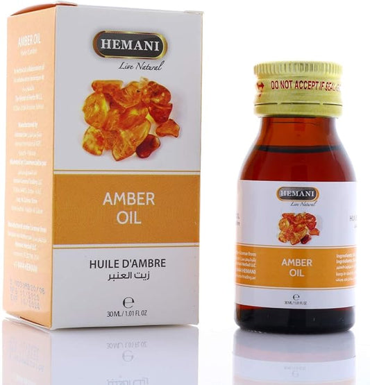 Hemani Amber Oil 30mL (1 FL OZ)