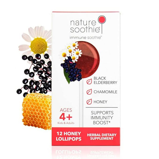 Immune Soothie Honey Lollipops with herbal (12 Lollipops)