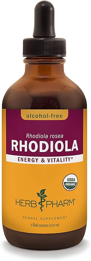 Herb Pharm Certified Organic Rhodiola Root 4 Ounce