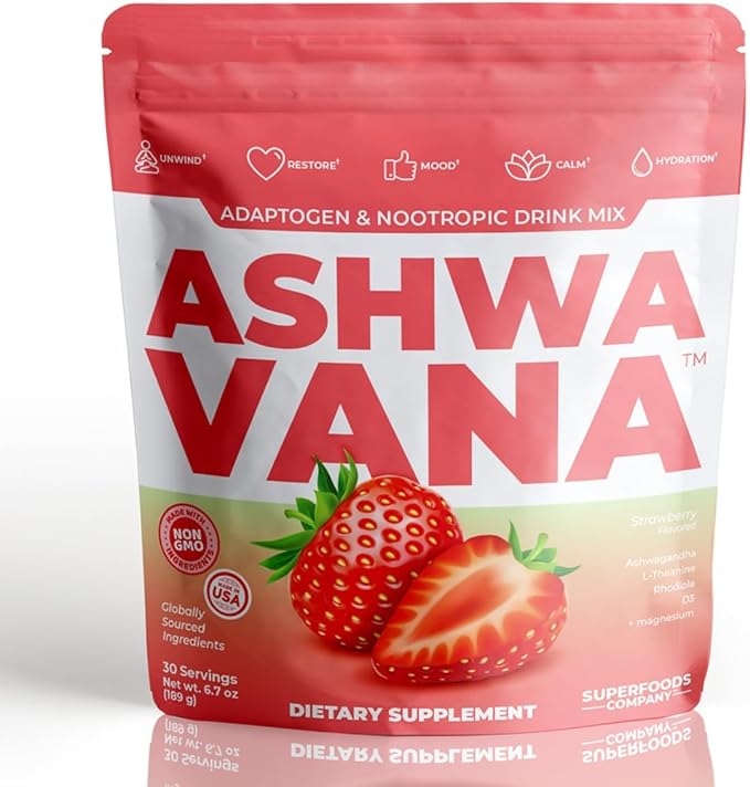 ASHWAVANA Zen Relax Drink Mix 60 Count 2)