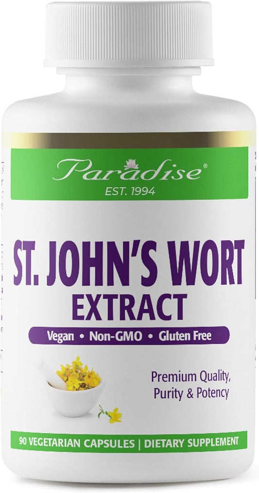 Paradise Herbs St. John's Wort Extract, 90 Vegetarian