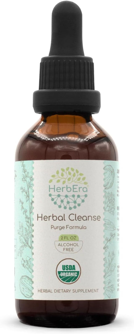 Herbal Cleanse B60 USDA Organic Alcohol-Free Tincture (2 fl