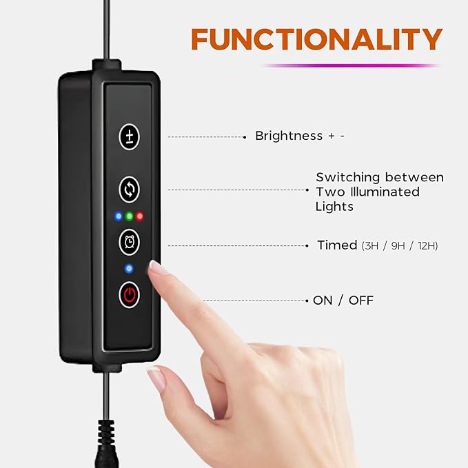 Bamworld Plant Stand with Grow Lights for Indoor Plants Wood Plant Shelf 4 Tier Large Flower Stand for Mutiple Plant Holder Rack for Patio Living Room BalconyDecor Purple Light