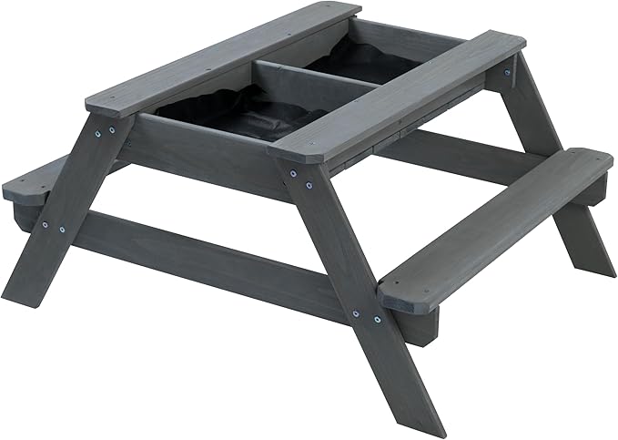 Jack & June Cedar Convertible Sand Box and Picnic Table Playset