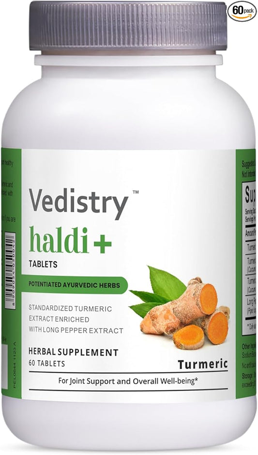 Haldi+ Tablets 850 mg with Turmeric, 95% standardized 60 Tablets 1