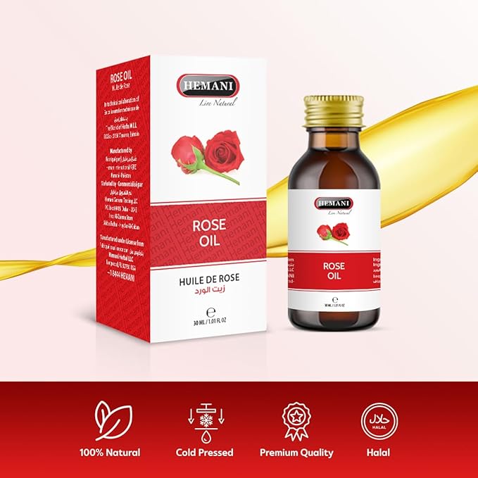 Hemani Rose Oil 30mL (1 OZ)