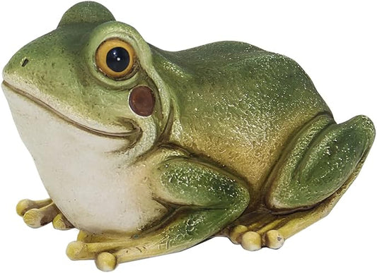 Hide a Key Frog Hand Painted Polyresin Outdoor Statue and Key Holder,Look and Feels Like a Real Frog for Yard,Garden,Patio
