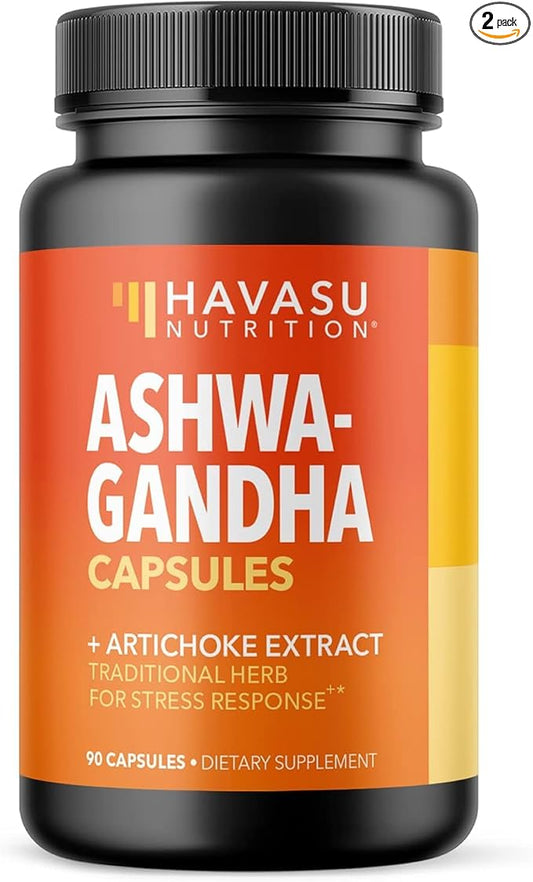 HAVASU NUTRITION Ashwagandha Capsules with Artichoke (1000 mg)