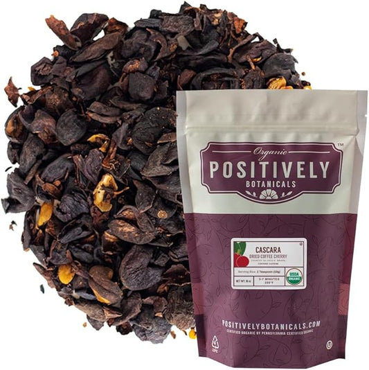 Organic Positively Botanicals Company, Cascara, Loose 16 Ounce