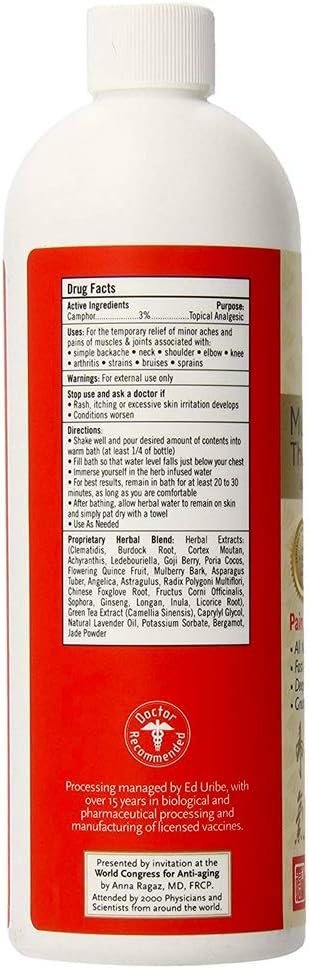 Muscle & Joint Pain Relief Herbal 16oz - 100% All-Natural