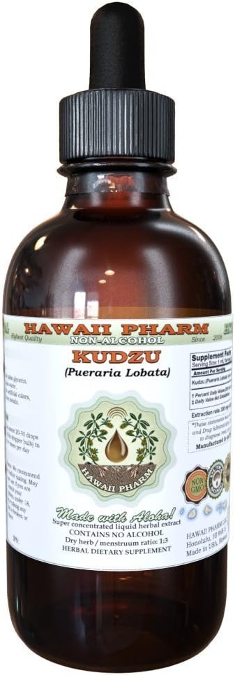 Hawaii Pharm Kudzu Alcohol-Free Liquid Extract, 2 oz