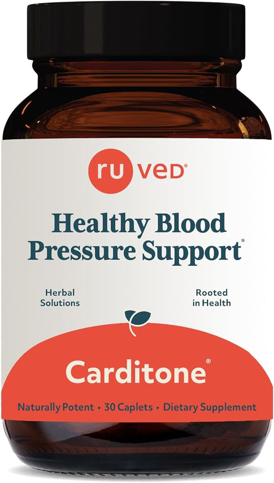 ruved Carditone, Doctor-Formulated, All-Natural Ayurvedic Herbal 30 Years, 30 Vegetarian