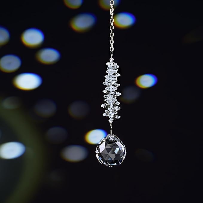 Sympathy Gifts for Loss of Loved One, Unique Memorial Gifts, Bereavement Gift Ideas for Loss of Mom Dad Son, Sun Catchers Indoor Window, Christmas Decor, 40mm Crystal Ball Sun Catcher