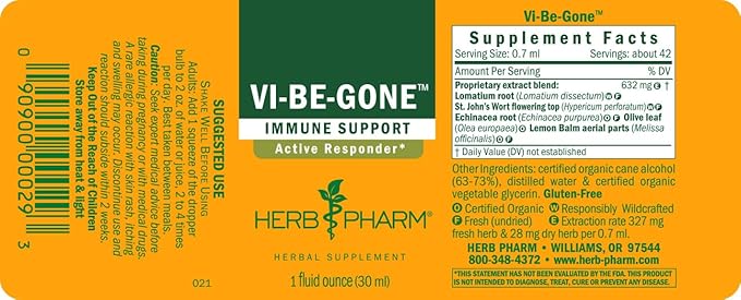 Herb Pharm Virattack Liquid Herbal Formula 1 Ounce