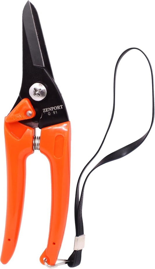 Zenport Q91-10PK of Pruners, Zen-Magic, Ultra Twig and Hoof Trimming Shear, Twin-Blade, 7.5-Inch Long, 10-Pack