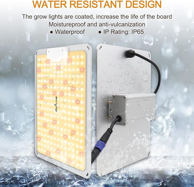 LED Grow Light, SP1000 Sunlike Full Spectrum Dimmable Plant Lights with Thermometer Hygrometer, Growing Lamps for Indoor Plants Seedlings Veg Bloom 2x2/3x3 Ft Coverage