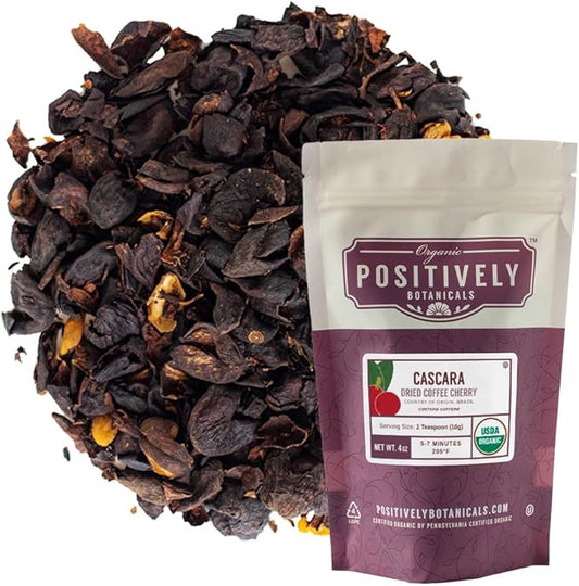 Organic Positively Botanicals Company, Cascara, Loose 4 Ounce