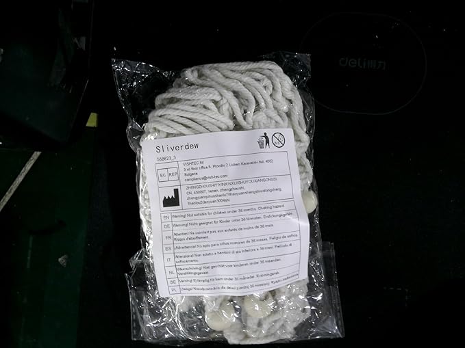 Macrame Plant Hanger Indoor, 2 Pack Boho Decor Hanging Plant Holder Hanging Planters for Indoor Plants Window Plant Hanger Flower Pot Hanging Basket with Wood Beads and Metal Hook Rings Ivory 20 Inch