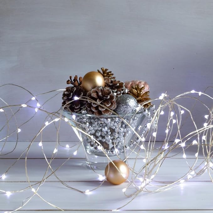 Fairy Lights Plug in,200FT 600 LEDs Waterproof String Lights,LED Lights Stirp with Remote 8 Modes for Indoor Outdoor Christmas Wedding Birthday Patio Garden Decoration,Cool White