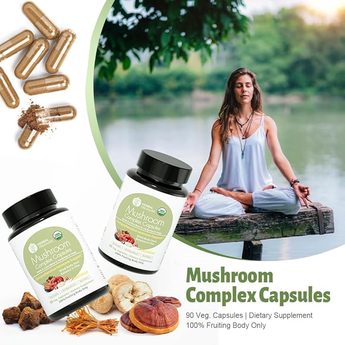 Herbal Treasure 4 in 1 Mushroom 90 Caps
