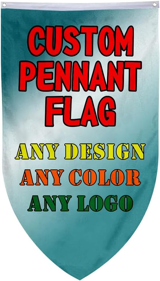 Customizable Games Funny Family Personalized Swallowtail flag Garden house banner Decor Double Stitched Polyester with Brass Grommets (Filleting, 30x50in)