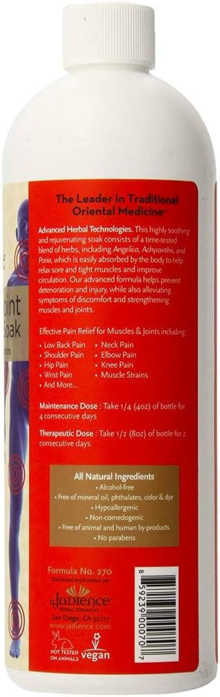 Muscle & Joint Pain Relief Herbal 16oz - 100% All-Natural