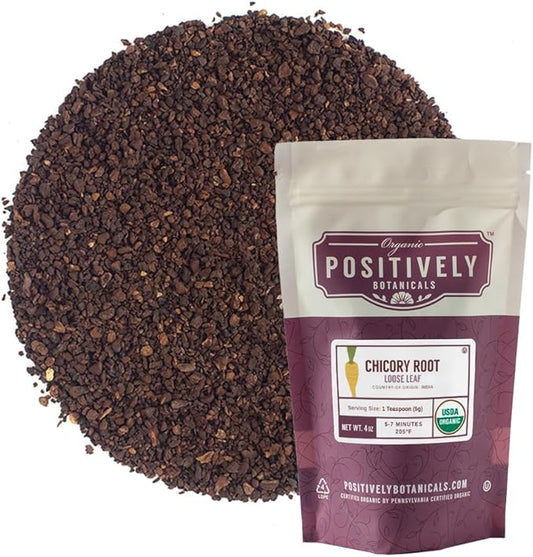 Organic Positively Botanicals Company, Chicory Root, 4 Ounce
