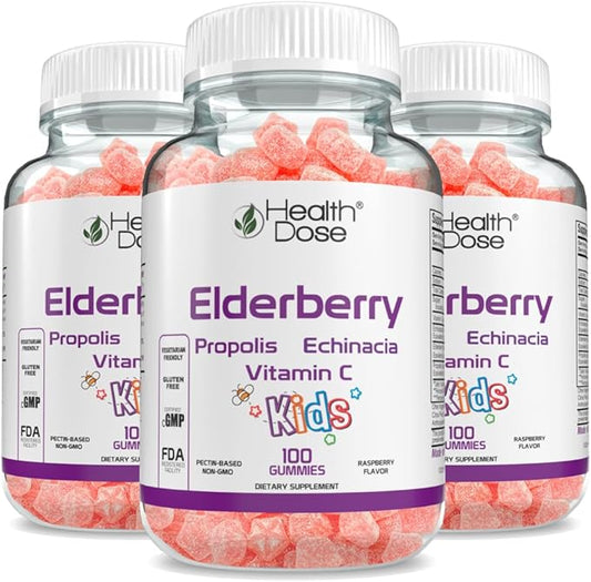 Elderberry Sambucus Gummy Vitamins Kids 100 3