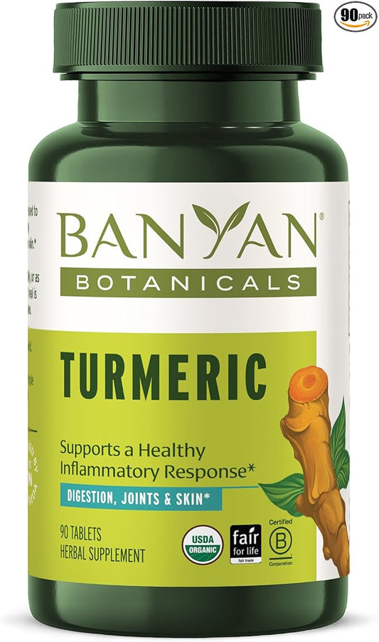 Banyan Botanicals Turmeric Tablets – Organic 90 tablets