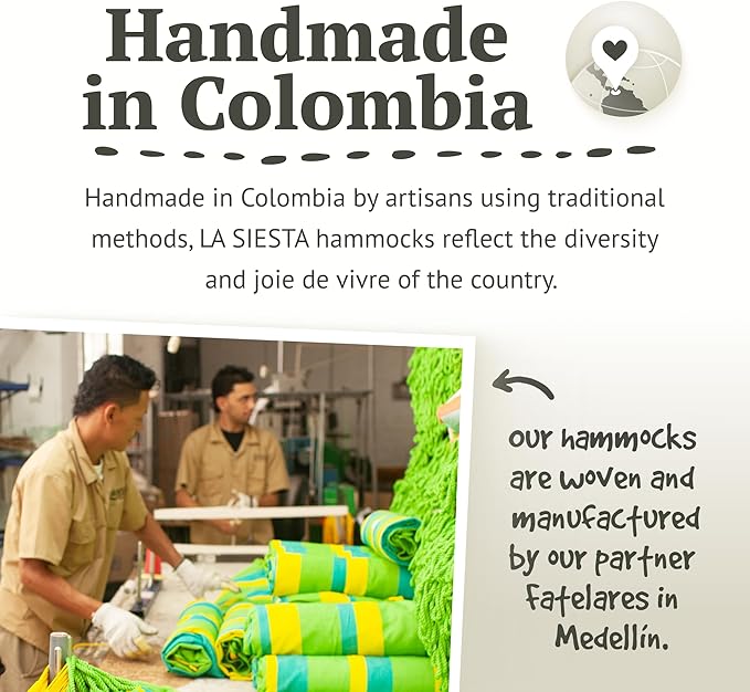 LA SIESTA® - Medium Basic Domingo Hammock Swing Chair & CasaMount - Weather & Tear Resistant Hanging Chair - Outdoor Indoor Hammock Chair w/Suspension Kit for Walls Ceilings Square Beams - Toucan