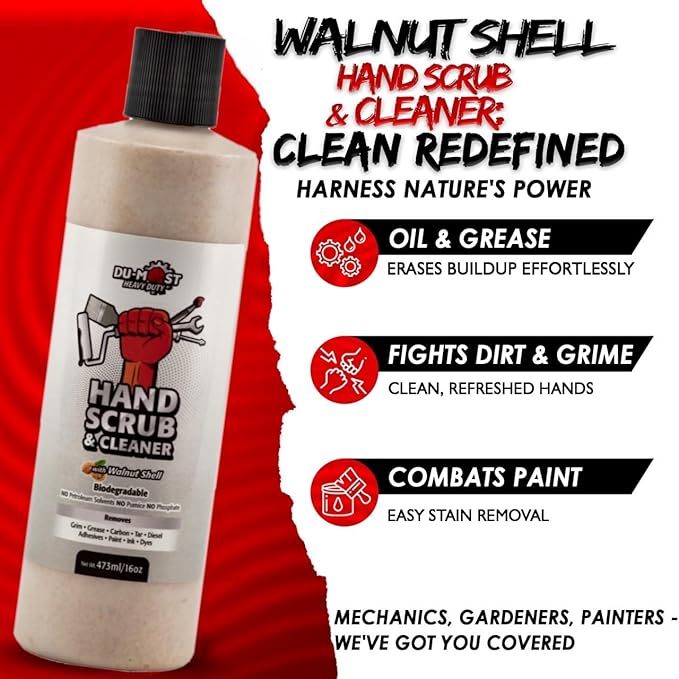 FIMCO 5302957 (ATV-DMS-12V-2RC) 2.2 cu ft ATV/UTV Dry Material Spreader with 2" Receiver Mount & Rain Cover Bundle with DU-Most Heavy-Duty Walnut Hand Scrub & Cleaner, 16 oz