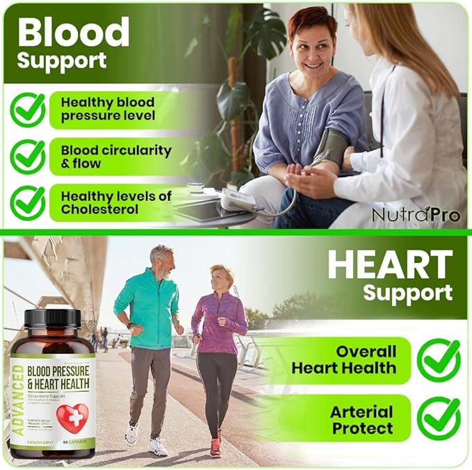 Heart Health Blood Pressure Support Supplement