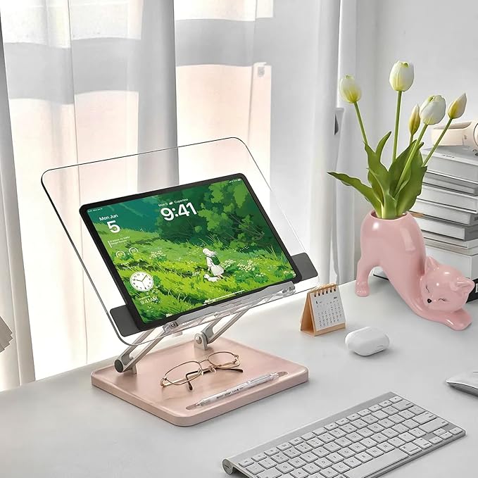 TOIVO Cat Planter Pot，Indoor and Outdoor Plant Displays，Funny Ceramics Cat Flower Pot，Cat Gifts for Cat Lovers，Lovely Office Desk Room Home Decor (Pink, Small)