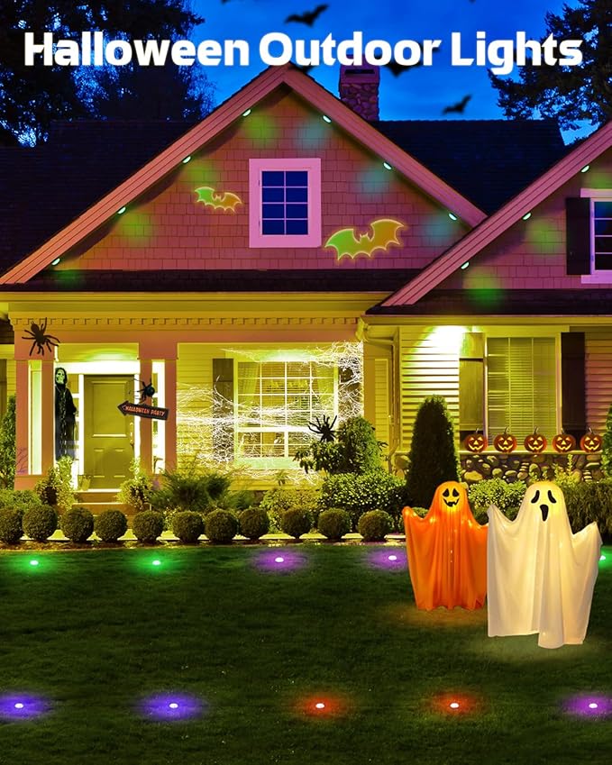 Outdoor Ground Lights, 33ft RGB+IC Outdoor Lights for Patio, 15 Pack Pathway Lights with App Bluetooth Control, LED Patio Lights with IP65 Waterproof for Garden Decor, Mulitiple Scene Modes