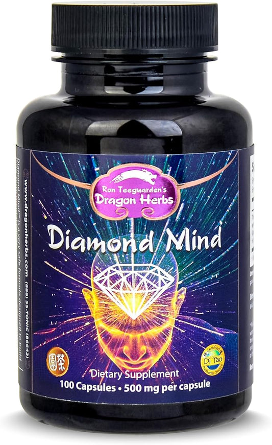 Dragon Herbs Diamond Mind 500 mg 100 Capsules