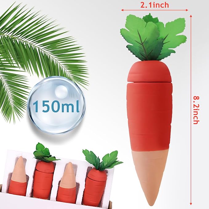 4PCS Terracotta Watering Spikes - Automatic Self-Watering Stakes, Vacation Plant Waterer for Wine Bottle, Perfect for Indoor & Outdoor Plants