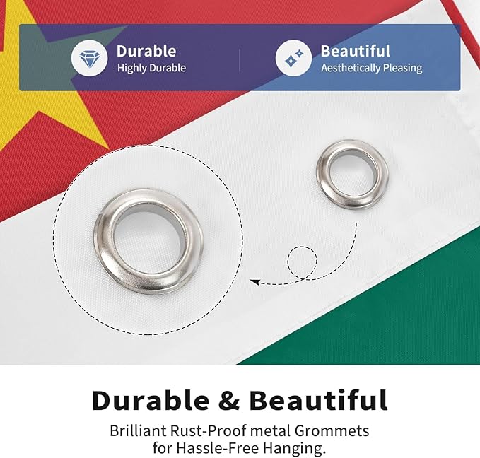 Cameroon Cameroonian Flag Garden Yard House 2x3 ft Flags Double Sided Print Banner Indoor Outdoor Party Home Decorations for Boat Dorm House Balcony