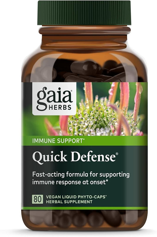 Gaia Herbs Quick Defense 80 Vegan (8-Day Supply)