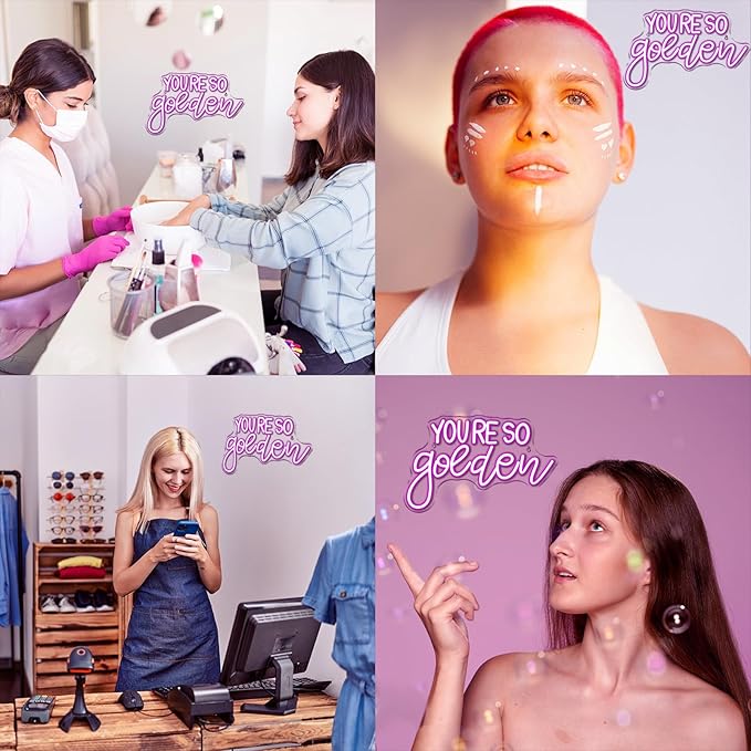 You're So Golden Neon Sign Wall Decor, Neon Signs Dimmable Letter Neon Sign Light Up Signs for Room,Bar,Bedroom,Party, Birthday Party Bar Pub Club Decoration Gifts