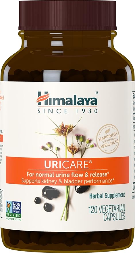 Himalaya UriCare Herbal Supplement, Kidney & 120 Capsules, 30 Day