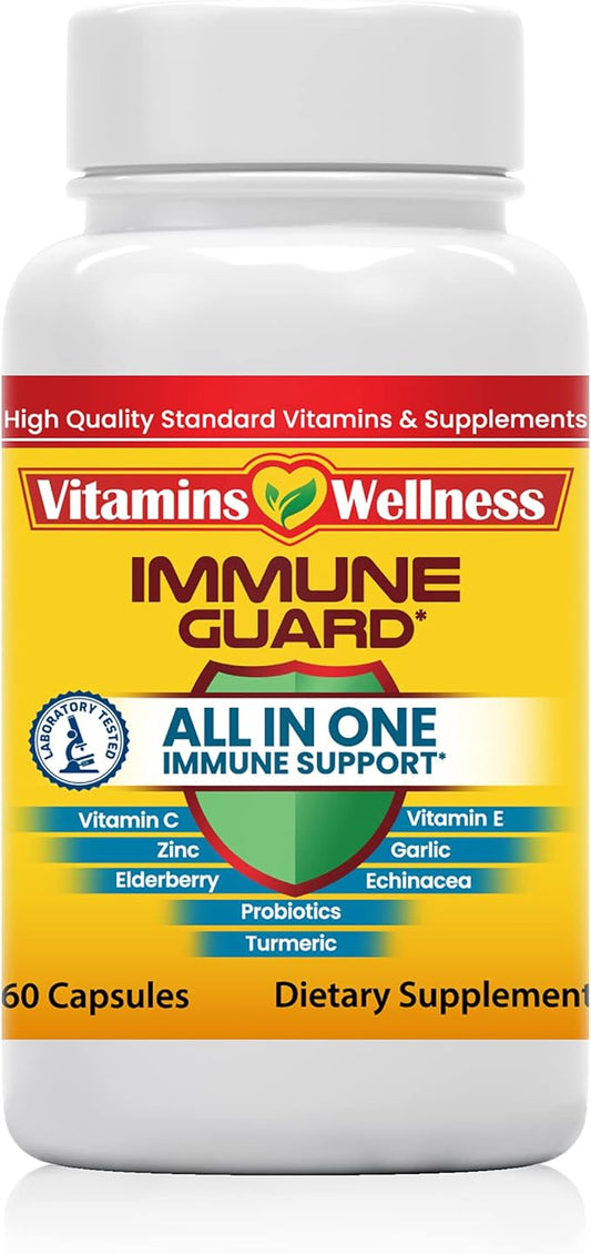 '-10 in 1- Made in USA B6, Turmeric, 60 Count/1 Count/1 Month