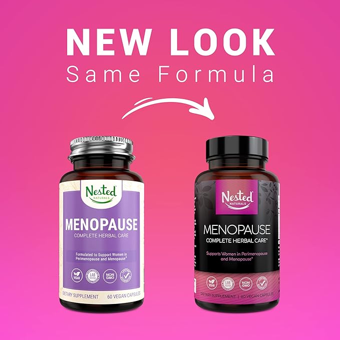 Nested Naturals Menopause Complete Herbal Care 60 Vegan