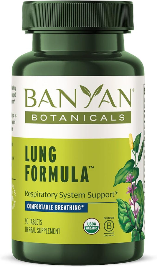 Banyan Botanicals Lung Formula – Organic 90 Tablets