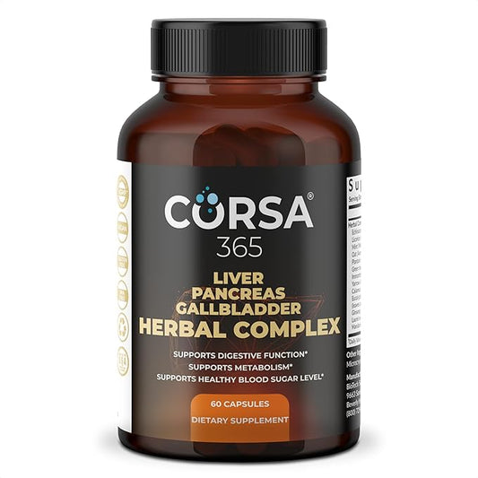 Liver Pancreas Gallbladder Herbal Complex 60 Capsules