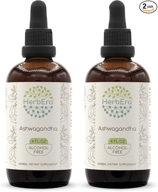 Ashwagandha B120 (2pcs) Alcohol-Free Herbal Extract (2x4 fl